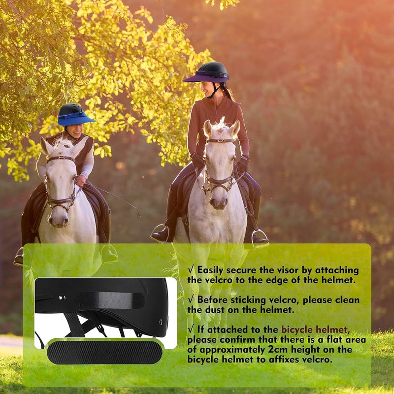 Tontron Horsriding Helmet Visor |Helmet Sunshade with Removable Neck Flap - Image 4